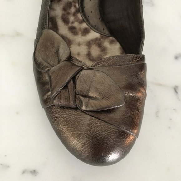 Børn "Molly" Metallic Bronze Ballet Flats 6.5 37 - Picture 6 of 9